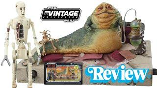 Star Wars The Vintage Collection Jabba The Hutt Action Playset Review