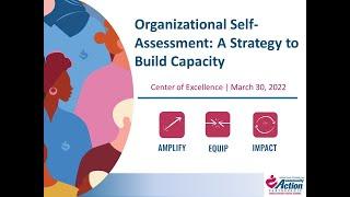Organizational Self-Assessment: A Strategy to Build Capacity