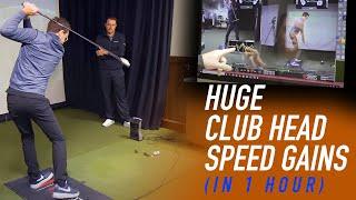 124 mph club head speed (new personal best) Speed Training w/ Ryp Golf