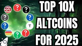 TOP 10 CRYPTO ALTCOINS TO 10X IN 2025!  #10x #altcoins