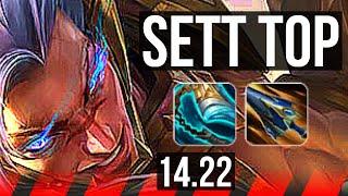 SETT vs DARIUS (TOP) | 500+ games | NA Master | 14.22