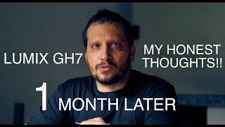 Lumix GH7 After 1 Month Review! (my honest thoughts)!