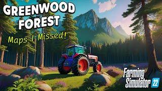 “GREENWOOD FOREST” (MAPS I MISSED) MOD MAP TOUR! ON Farming Simulator 22 (Review) PS5.