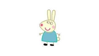 Itsy Artist - How To Draw Rebecca Rabbit From Peppa Pig Episodes In Full