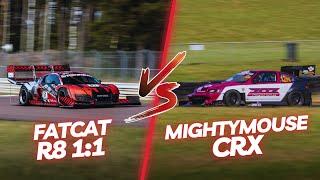 Time Attack Battle: Audi R8 VS Honda CRX