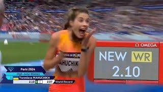 High Jump - 2.10m Mahuchikh (World Record)