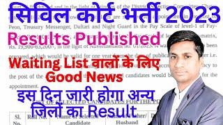 Civil Court interview Result 2023 Jharkhand Civil Court interview Result Update | Waiting List Info