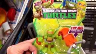 TMNT "Mikey with Skateboard" Ninja Turtle Half Shell Heroes Action Figure Set / Toy Review