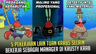 5 Pekerjaan Lain Tuan Krabs selain bekerja sebagai Manager di Krusty Krab