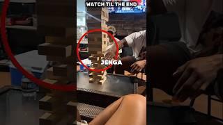Can He Pull Off the Impossible Jenga Move? #shorts #viralshorts #jengagame #trending