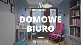 Jak urządzić biuro w domu? 10 pomysłów na domowe biuro #aranżacja wnętrz #projekty