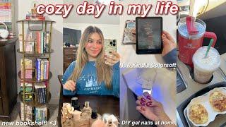 VLOG: vlogmas, building my new bookshelf, diy gel nails at home & unboxing my new Kindle Colorsoft!