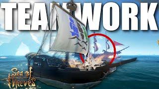 Hunting A POWERFUL Enemy As An Unstoppable Alliance! - Sea of Thieves