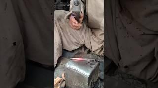 Magic hands, Crafting leather sewing AWL tool 🪡 #blacksmith #forging #awl #craft #shortvideo #skills