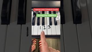  Carol Of The Bells Simple Piano Tutorial  #piano #pianotutorial #christmassongs