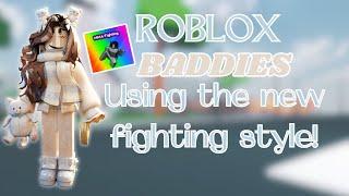  Using fists only with the new MMA fight style in ROBLOX BADDIES! 