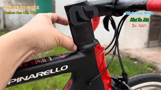 Xe Đạp Đua Pinarello GanS Carbon, Xe Chính Hãng Italy, Xách Tay Japan Siêu Mới