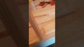 Intro to Woodworking: rabbits and End Grain Corners #shortsfeed #woodworking #carpentry