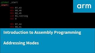 Introduction to Assembly Programming with ARM - Addressing Modes