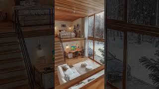 Modern Loft with Cozy Winter Ambiance"#naturelovers #ytstudio