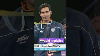 Sharath KamalAchanta goldin Birmingham Commonwealth games 2022 #CWG #India #Birmingham #tabeltennis