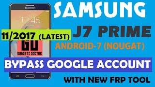 Bypass FRP Google Account For Samsung J7 Prime (SM-G610F) -Android 7 - FRP TOOL