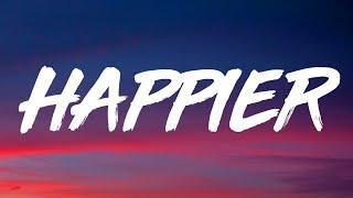 Olivia Rodrigo - happier (Lyrics)