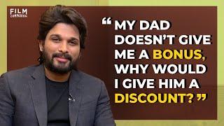 Allu Arjun On Working With His Father And Acting Remuneration | Film Companion Express