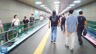 【Fhd】 Walk Seoul Subway - 서울 디지털미디어시티역 걷기 (환승로)| Digital Media City Station [마포구2| Mapogu2] 19(2)-24