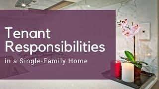 Tenant Responsibilities in a Single-Family Home in St. Louis