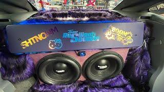 SHE TURNED IT UP ON ME! 2 15" SUBWOOFERS TEAR UP THIS CAR!!!