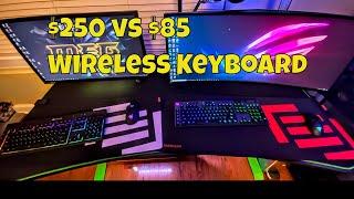 $250 vs $85 Keyboard, Is it Worth it? Logitech G915 & Corsair K57 Wireless