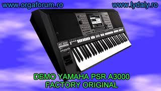 DEMO YAMAHA PSR A3000 Factory original (ALL) unofficial