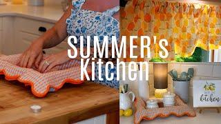 Calming Summer Kitchen Decorate & Garden with Me:) 2024