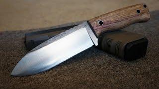 Knifemaking: Making a 1084 High carbon steel bush craft knife