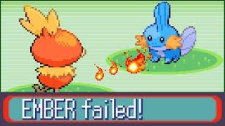 Pokemon Ruby but only super-effective moves do damage