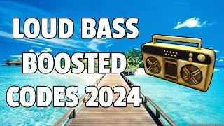 LOUD BASS BOOSTED Roblox Ids (WORKING 2024)