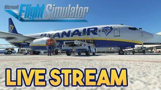 Microsoft Flight Simulator  -  RYAN AIR 737-800 LEPA LEMD