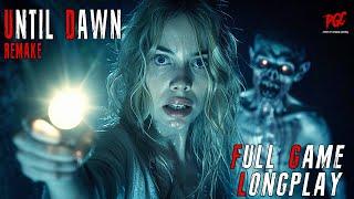 Survive the NIGHTMARE in Until Dawn Remake ( FULL GAME ) Longplay - No Commentary