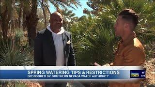 Spring watering restrictions are in place with Southern Nevada Water Authority