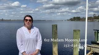 Expansive New Bern Waterfront View Home | 612 Madam Moores Lane