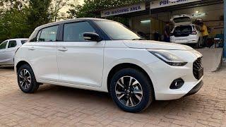 Maruti Swift 2024 Top Dual Top White Black