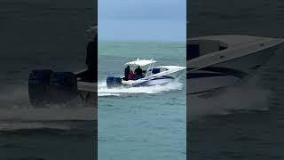 Twin Outboard Tackles Haulover Inlet Like A BOSS