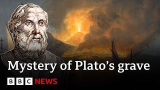 Scrolls discovered in Vesuvius ash reveal Plato’s burial place and final hours | BBC News