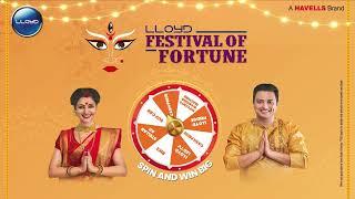 Celebrate Durga Puja with Lloyd | Festival of Fortune | Spin & Win Big