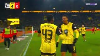 Jamie Gittens Goal Today, BVB Dortmund vs Freiburg FC (4-0), All Goals Results/Extended Highlights