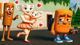 Baby Tung Tung Sahur Runs Away From Home | Funny Brainrot Animation