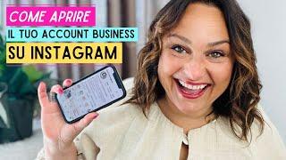 Come aprire il tuo Account BUSINESS su Instagram