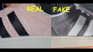 Adidas Campus real vs fake. How to spot fake Adidas Campus 00s in 2024