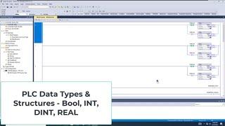 PLC Data Types and Structures - Allen Bradley PLC RSLogix 5000 Basics -BOOL, INT, DINT, REAL